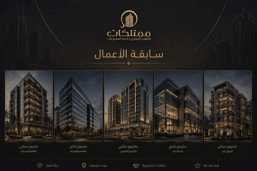 سابقة أعمال ممتلكات